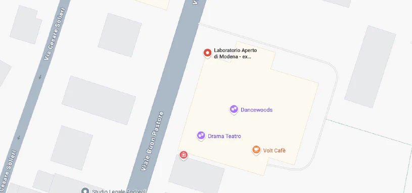 Mappa della location